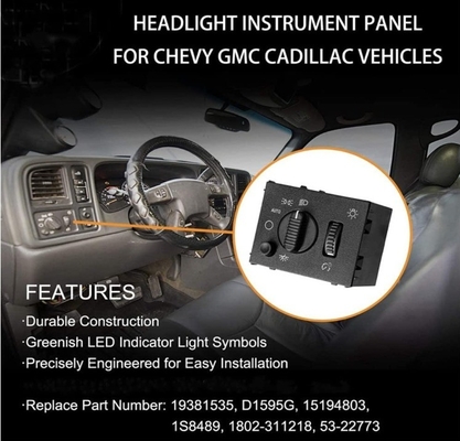 Headlight Switch for Chevy Silverado Suburban Tahoe Avalanche Gmc Sierra Yukon Cadillac Escalade