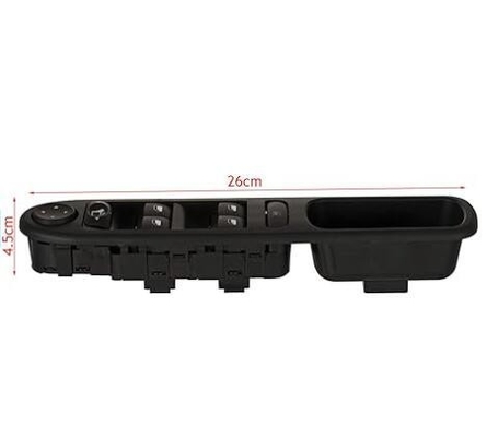 MoreChioce Front Left Main Electric Window Control Switch for Peugeot 307 12.02-14.03