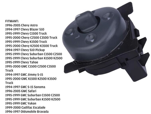 Front Driver Side Door Mirror Control Switch for Chev-y GM-C Replaces 15009690 OEM NO