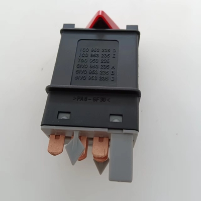 6N0953235 Hazard Warning Lamp Switch Emergency Switch Compatible for VW Polo 6N2 Lupo