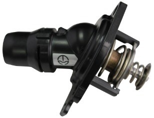 Black 19301-R40-A01 Thermostat Housing for 2008-2011 Honda Accord Acura TSX Car Fitment HONDA