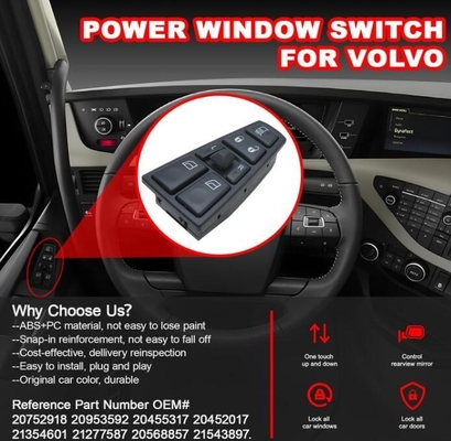 Window Switch for VOLVO Truck VNL 20953592 20455317 20452017 21354601 21277587 20568857