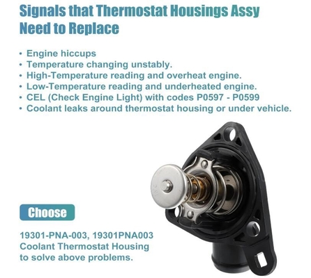Engine Coolant Thermostat Housing Assembly for Honda CR-V 2002-2006 33949 902-5131 TI24178