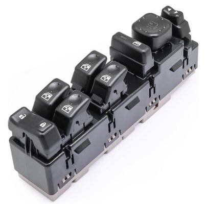 2003-2007 HM H2 Front Driver Side Master Mirror Control Switch Module Metal Plastic