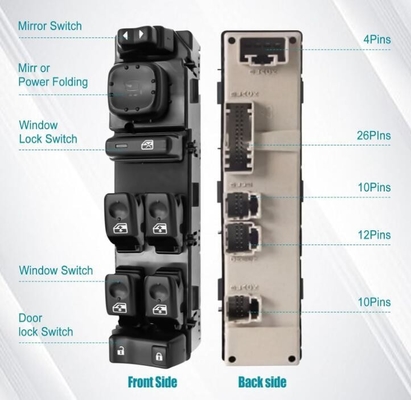 15883319 Power Window Switch for Chevrolet Avalanche Suburban Silverado GMC Sierra Yukon Cadillac Escalade