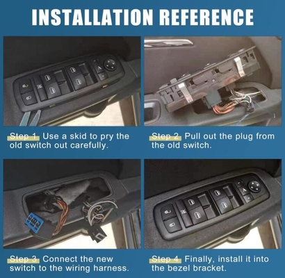 H2 Electric Power Window Switch for Front Left Drive Side Car Cadi-llac GMC Chevrolet
