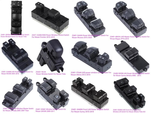 Nissan PATROL 25401-EB30B RHD Window Switch for Navarra Pathfinder 2005-2015