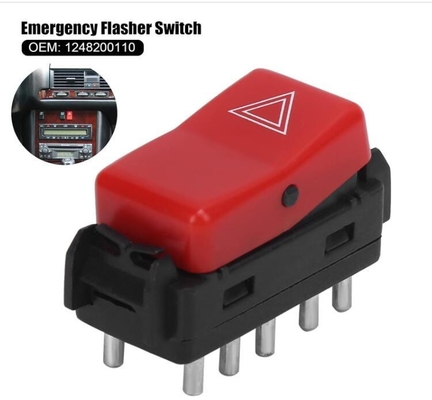 1248200110 Red Emergency Flasher Switch for Mercedes-Benz C 36 AMG 202.028 Engine