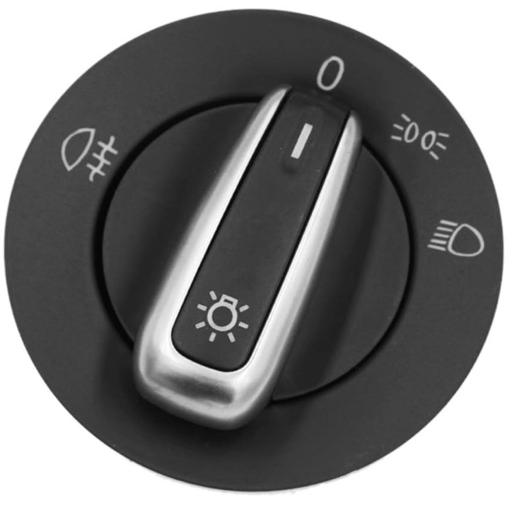 VW Headlight Fog Lamp Control Switch For Jetta Golf 5 6 Passat B6 Rabbit Tiguan Touran Caddy