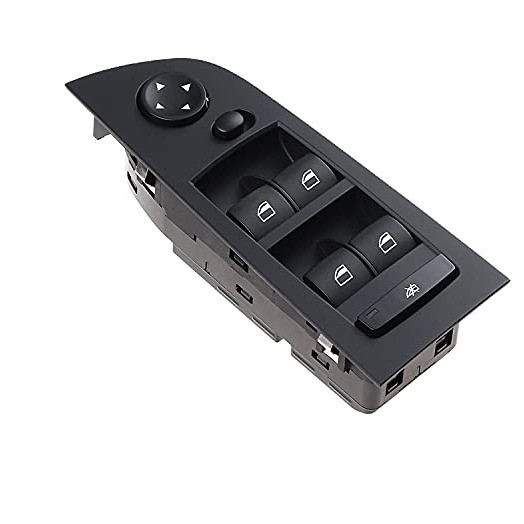 Black Power Window Switch 61319217329 Compatible with B-MW E90 E91 325i 328i 330i
