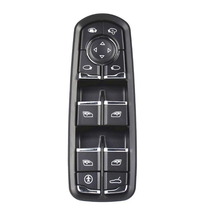 7PP959858AE Black Power Window Mirror Switch for Porsche Cayenne Macan Panamera 2011-2018