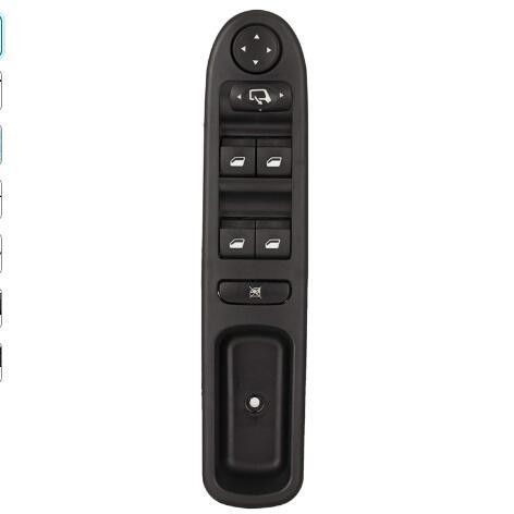 MoreChioce Front Left Main Electric Window Control Switch for Peugeot 307 12.02-14.03