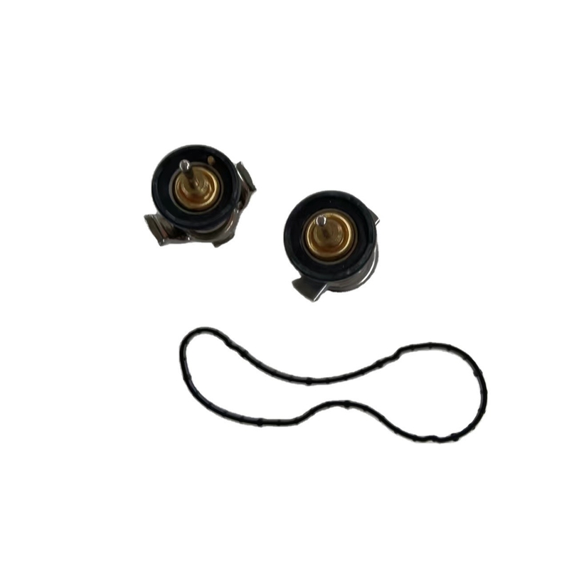 Metal Plastic Engine Coolant Thermostat for Ford F250 F350 F450 F550 6.4L 2008 2009 2010