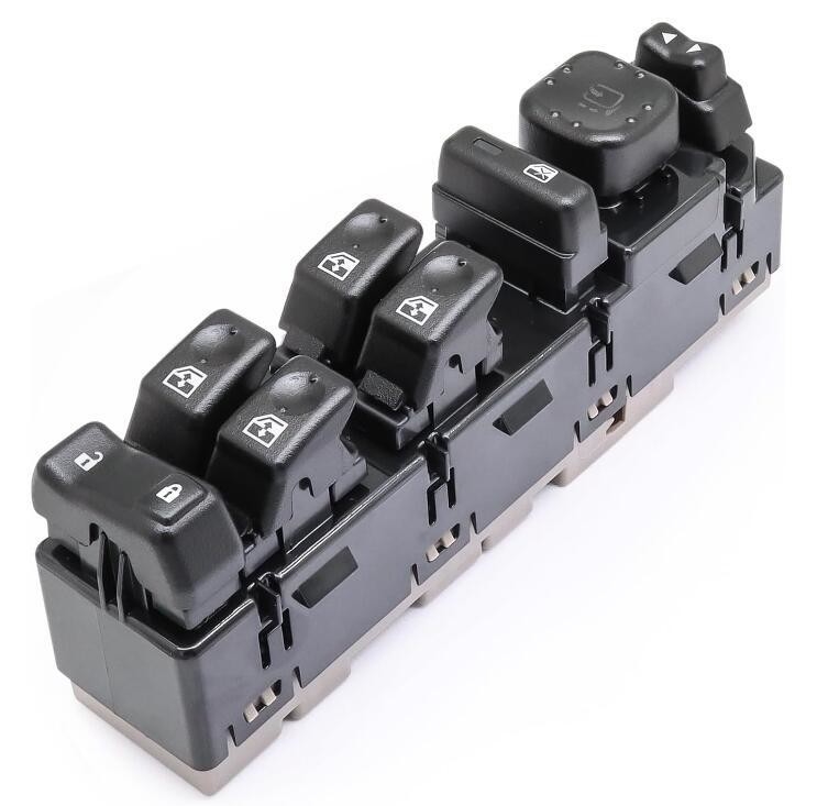 2003-2007 HM H2 Front Driver Side Master Mirror Control Switch Module Metal Plastic