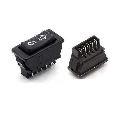 Renault 5 Pins Rocker Switch Metal Plastic Engine 1.2 16V Universal Power Window